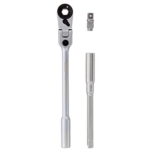 Vim Tools RFB400K 3 Piece 1/4" Mini Flex bit/Socket Ratchet and t-Handle