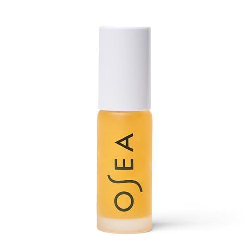 OSEA Hyaluronic Lip Oil Booster – Clean Beauty Lip Oil for Plump, Glossy, Hydrated Lips – Nourishing Seaweed & Meadowfoam Oil – Vegan, Non-Sticky, High-Shine Finish