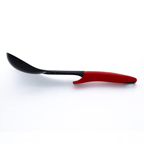Aeon Design Cooking Spoon - Unique Design Silicone Spoon – Kitchen Spoon For Cooking - Easy To Use, Clean And Store - Dishwasher Safe - Multi Purpose Using Area - Sturdy And Long Lasting - 1 Piece #TOP2