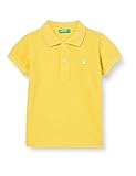  United Colors of Benetton Maglia Polo M/M 3089C3139 Camisa, Giallo 0L3, 68 para Niños