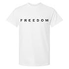 Trenz Shirt Company Men's Graphic Short Sleeve T-Shirt - Charlie Kirk Freedom Design-White-XXL