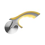 TOPBATHY Cortador de Pizza Profesional Acero Inoxidable con Mango Ergonómico y Diseño Anticorte para Uso Doméstico Herramienta de Cocina Duradera y Fácil de Manejar Cortapizzas Preciso y