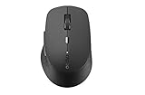Rapoo M300 Silent kabellose Maus wireless Mouse 1600 DPI Sensor 9 Monate Batterielaufzeit leise Tasten ergonomisch für Rechtshänder PC & Mac - dunkelgrau