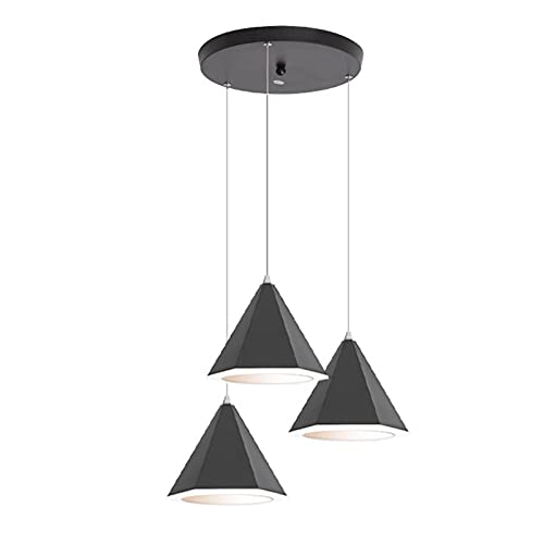 Lustre moderne à LED crée une ambiance chaleureuse dans le salon