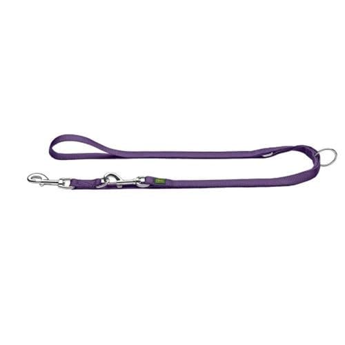HUNTER Verstellbare Hundeführleine, Farbe: petrol, 3-fach verstellbar, robustes Nylon, pflegeleicht, Größe: 25/200