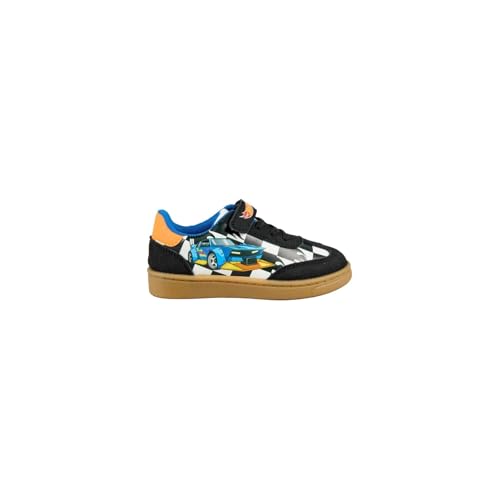 Baskets Hot Wheels pour garçons avec chaussure décontractée à sangle noire