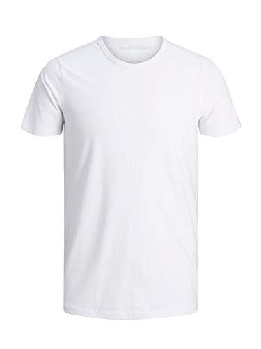 Jack & Jones Basic O-Neck Tee T-shirt voor heren, ronde hals, verpakking van 4 stuks - Image 4