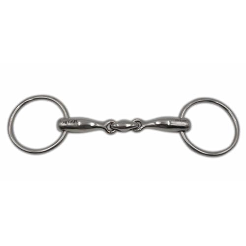 AMKA Wassertrense doppelt gebrochen massiv Edelstahl Stärke 18 mm, Ringe 65 mm