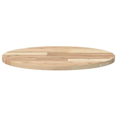 Plateau de table rond en acacia de 50 cm pour customiser vos tables d'appoint