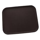 iplusmile プラスチック製シューズ収納トレイ 多機能玄関用ブーツトレイ 鉢植え用植物プレート 滑り止め設計 耐衝撃 黒色 46×35.5cm 室内玄関廊下用