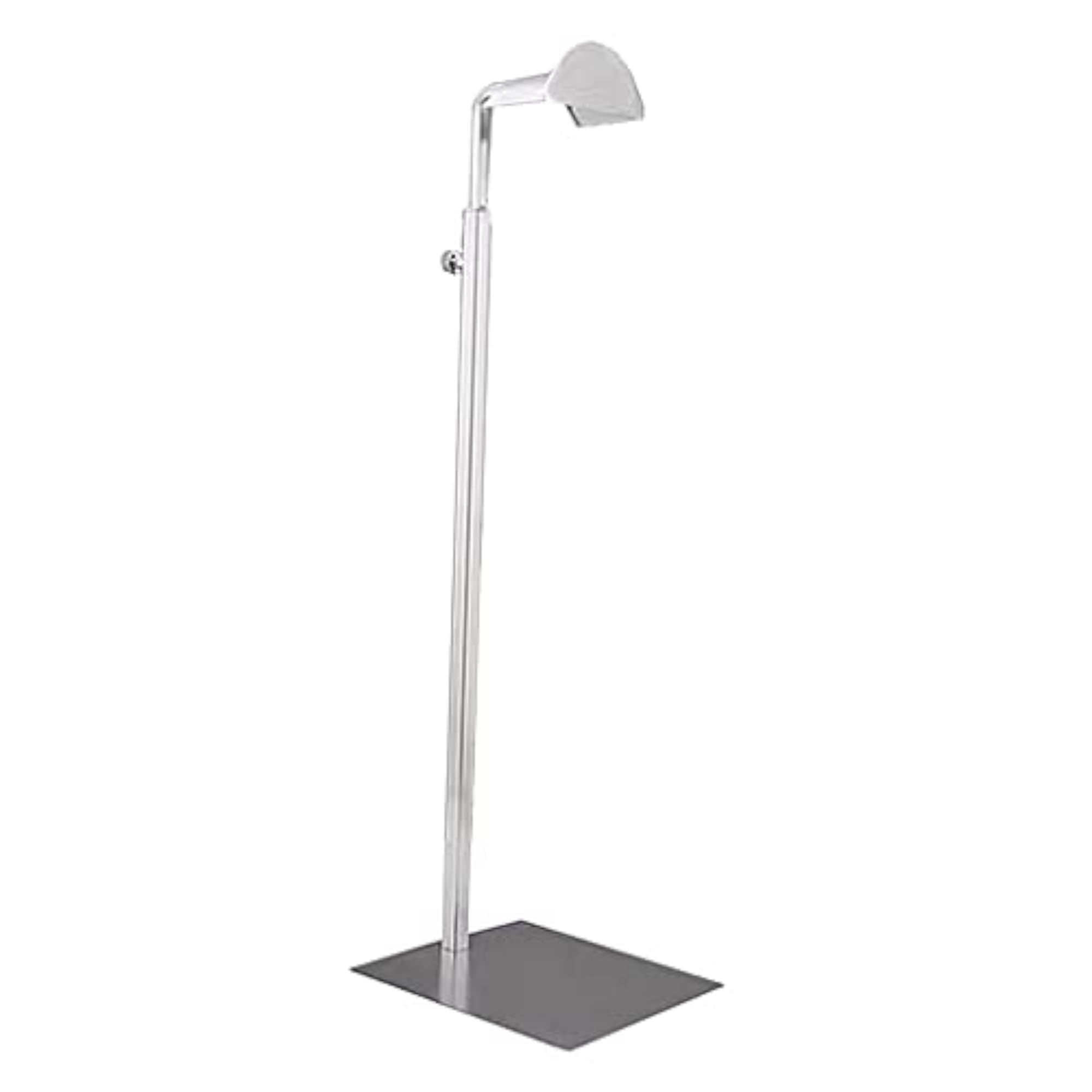 Height Adjustable Display Stand Rack for Handbags, Silver