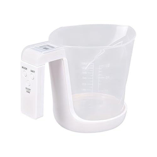 Digitaler Messbecher, digitaler Messbecher mit LCD-Display – Messlöffel für tägliche Mahlzeiten – für Getränke, Dessert, Küche, Backen, Kochen, Zuhause, Wohnung, Camping, Restaurant, Esszimmer