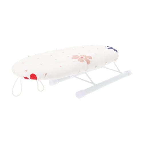 Ipetboom Mini Table à Repasser et Portable Planche à Repasser pour Manches Cols et Poignets Housse Imprimée Respirante et Accessoire pour Usage Domestique et Voyage