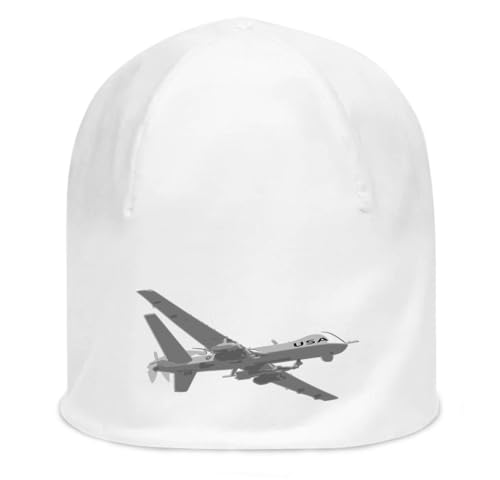 Bonnet souple unisexe en coton fin extensible blanc de style USA taille unique