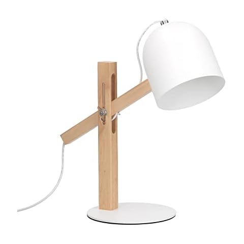 FORLIGHT Bodhi Lámpara de Mesa LED Articulada de Madera Natural Cover