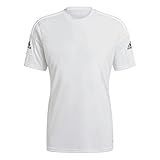 adidas Herren Squad 21 Jsy Trikot, White/White/Black, S EU