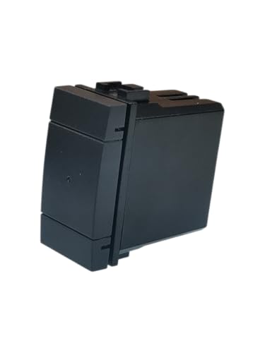 IXTRIMA Deviatore connesso Smart Zigbee/Tuya frutto modulo compatibile con supporti Bticino Living Nero