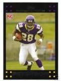 2007 Topps #301 Adrian Peterson Rookie Football Card - Mint Condition - Shipped In Protective Display Case !