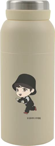 BTS TinyTAN Powder Matte Stainless Tumbler 350 ml - Officially Licensed BTS Merchandise, BTS Merch, Kpop Merch, BTS Kpop (Jung Kook)
