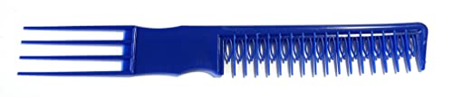 niavida Peigne à fourche, peigne à fourche, peigne à fourche, peigne à fourche, 21 cm, peigne bleu spécial denture