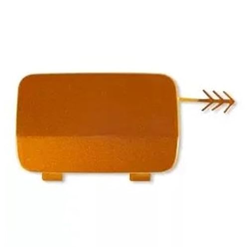 Cache-crochet de remorquage orange arrière pour rénovation de pare-chocs après impact
