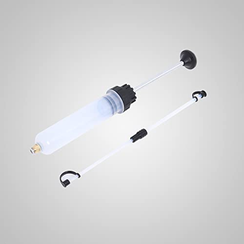 Poweka Oil Suction Syringe，200ML(CC) Oil Liquid Extractor, Syringe Type