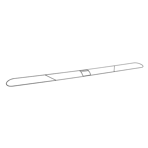 Image of Restaurantware-MOP FRAME ONLY: Clean Tek Professional 59.8 x 5 Inch Dust Mop Frame, 1 Snap-On Wire - Dust Cleaning Head And Handle Sold Separately, For Home Or Office, Iron Wire