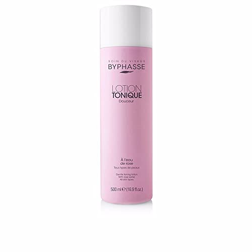 byphasse - Lotion tonique à l’eau de rose - 500 ml - Tous types de peaux