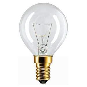 Philips Druppellamp bal 40W E14 OVEN P45x78 ovenlamp 300°C