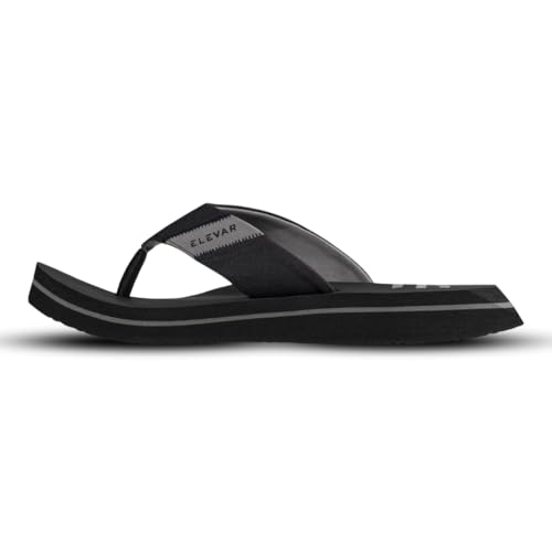 Image of ELEVAR Neo Stryde Men's Flip-Flops with QuadraFoam Cushioning Super Soft & Comfortable EVA Slippers for Men Stylish Indoor & Outdoor Slippers with Arch Support & Lycra Lining for All-Day Comfort