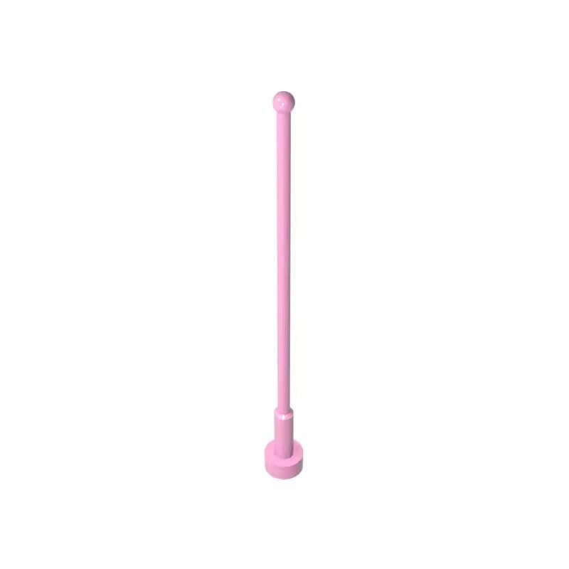 Gobricks GDS-1328 Antenna Whip 8H 50PCS Compatible with Lego 2569 47094 25699 DIY Parts and MOC Components for Major Brick Brands Color:Bright Pink