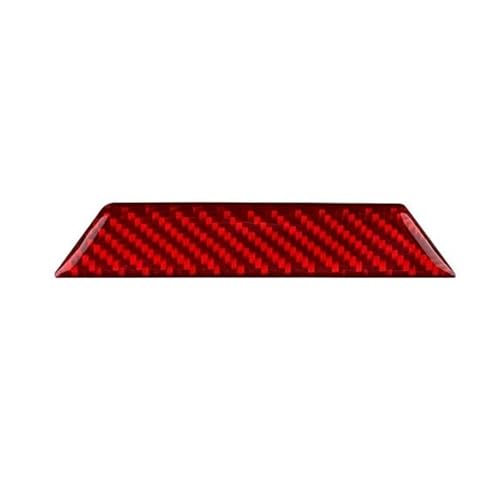 Z^[R\[Xgbv Car Storage Box Interior Trim Accessories Carbon Look Sticker For Civic 10th 2016-2021(Red)