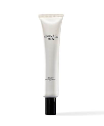 Image of Reginald Men SPF 50+ PA++++ Sunscreen (30g) | In-Vivo Tested | Broad Spectrum UVA /UVB Protection | Brightening & Hydrating | Lightweight, Oil-Free & Non-Sticky | Daily Sun Protection for Men (Pack of 1,30G)