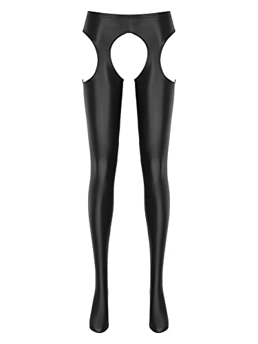 Image of CHICTRY Women's Tights Control Top Pantyhose Toe Garter Belt Hollow Out Stockings Panties