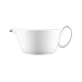 Mikrowellenfest Seltmann Sauciere, Porzellan, Weiß, 18.9 cm