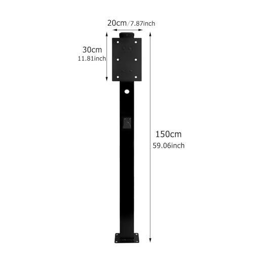 Socle de recharge pour véhicule électrique support câble extérieur fixe - 2