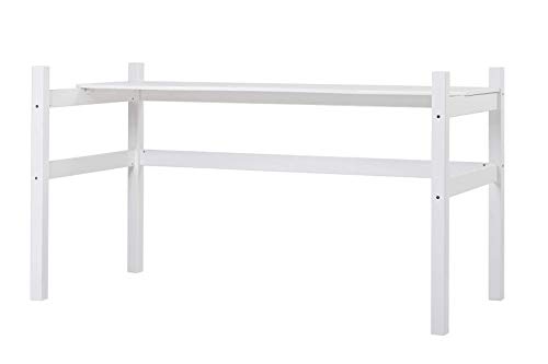 Preisvergleich Produktbild Hoppekids Premium Hochbett Modul, Kiefer massiv, Weiss, 90x200