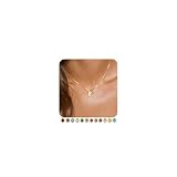 funeia initial necklaces for women dainty gold birthstone necklace for women trendy 14k gold plated letter necklace non tarnish tiny emerald pendant a e s t k m j necklace gold jewelry birthday gifts