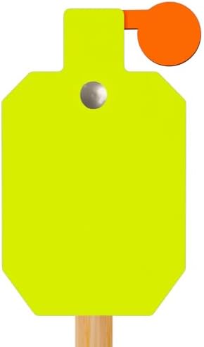 Highwild AR500 Steel Hostage Reactive IDPA Shooting Target 3/8" Thick Armored Steel Torso Targets - Neon Color
