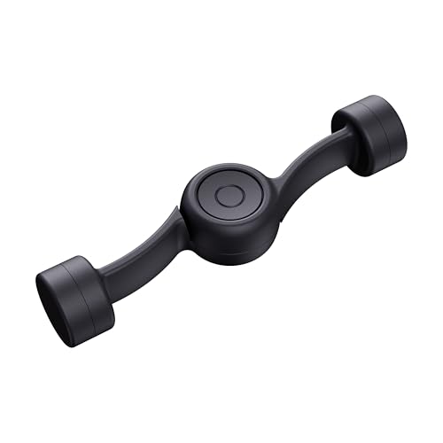 Draduo Front Load Washer Door Prop, Washing Machine Door Prop Open to Prevent Odors with 3 Adhesive Metal Catch, Door Holder to Keep Door Open (Black)