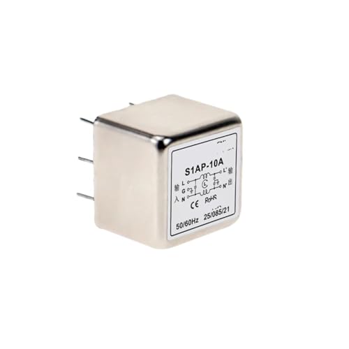 YTMJPQQJI S1AP-10A6A3A1A AC DC PCB Power Filter S1AP-10A S1AP-6A S1AP-3A Small 5-pin Anti-Interference(6A,AC 250VAC)