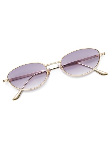 Retro Oval Sunglasses for Women Trendy Classic Shades Y2k Sunnies AP3747
