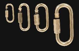 Image of B&P Lamp Chain Connection Link, Brass Plated