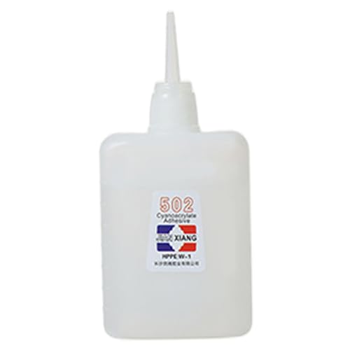 502 GLUE, super colle forte à séchage rapide et sécurisé en toute sécurité résistante à la corrosion multiproposée 502 pour le bois, le plastique et le métal, Super médical