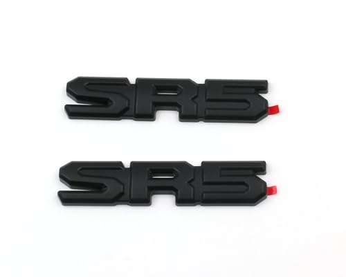 Emblemas laterales SR5 mate para techo de camionetas Tundra y Tacoma modelos 2022 a 2024