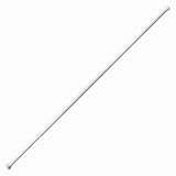 Goowin つっぱり棒 幅119~145cm 突っ張り棒 強力 耐荷重12~9KG のれん用 伸縮棒 浴室カーテンロッド 調整可能ポール スプリングポール 収納用 目隠し ホワイト