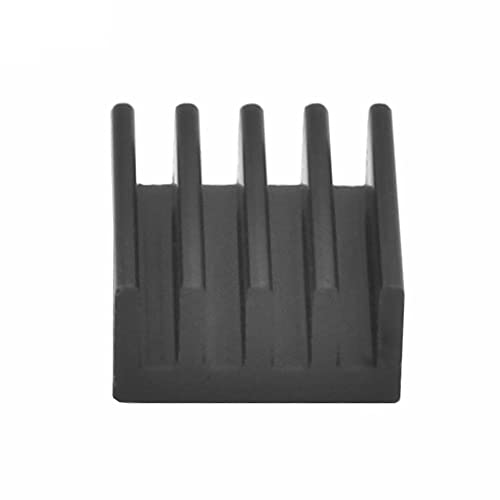 Jienk 20PCS Black Aluminum Heat Sink with Thermal Conductive Adhesive Tape, 9×9×5mm Heatsink Cooler for Cooling VRM GPU Stepper Driver MOSFET VRam Regulators by Jienk - Image 5