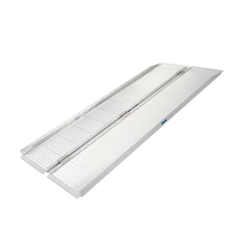 Silver Spring Folding Aluminum Mobility Utility Ramp, 600 lb Capacity, 6 Ft