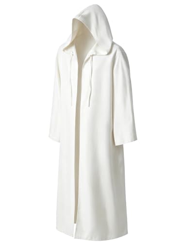 Image of GOLDSTITCH Men Hooded Robe Cloak Knight Fancy Cool Cosplay Costume