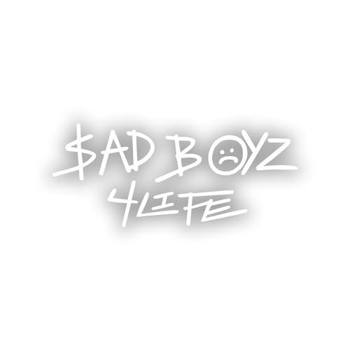 Image of Edward stickers for Everyone Sticker SADBOYZ for Life Broken 5'' Decal for Car Truck Bumper Laptop Vinyl Window Wall US (White)